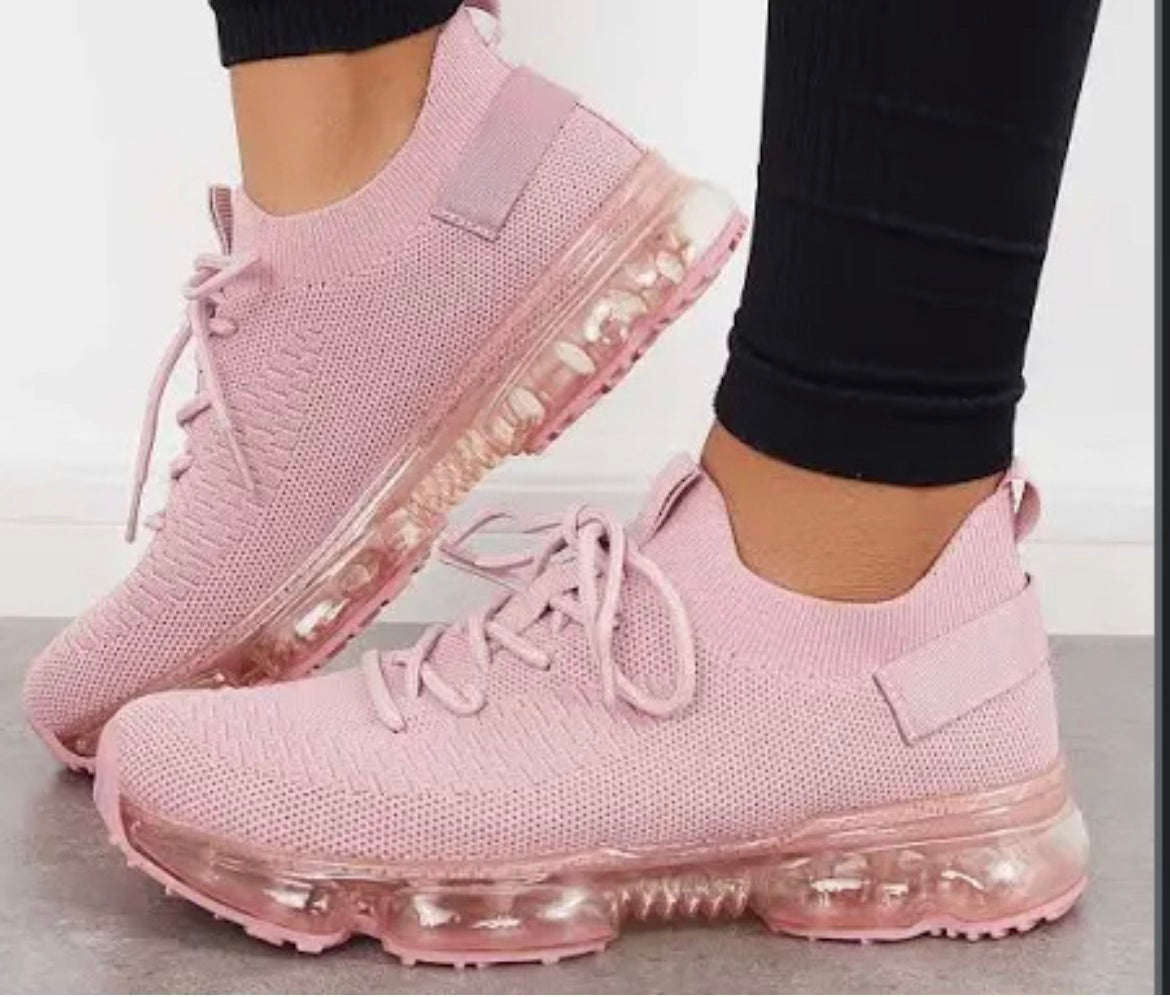 Black Air Cushion Sneakers