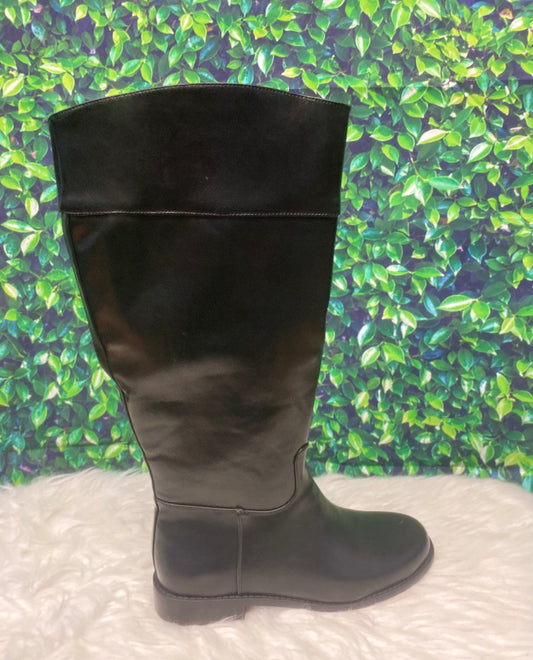 Lily Black Riding Boots